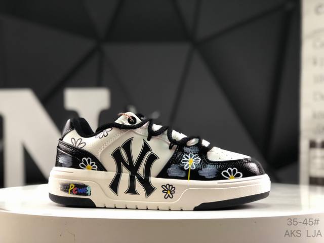 Mlb Chunky Liner Senior Shoes Series Ny Printed New York Yankees Heightened Thic