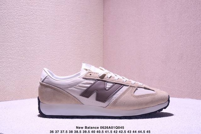 New Balance Nb 471 series fabric cow split leather retro fashion non-slip wear-r