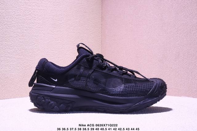 Nike Acg Mountain Fly 2 Low Black low-top outdoor functional shoes for men and w