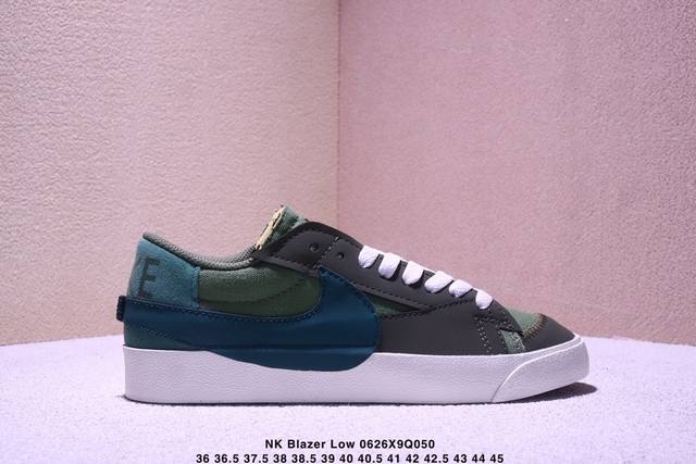 genuine Nk Blazer Low'77 Jumbo classic versatile low-top pioneer casual sports s