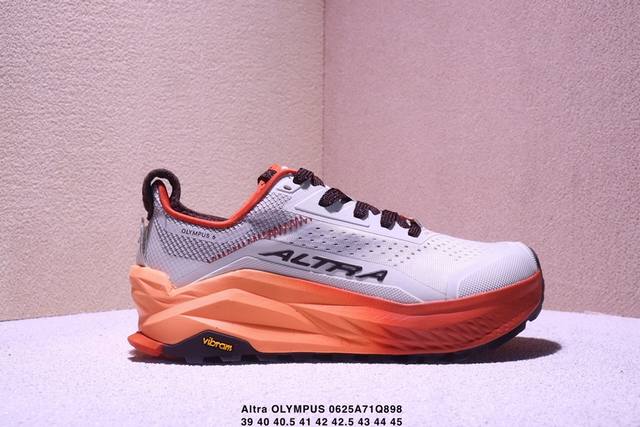 company-level Altra M Olympus 6 cushioning rebound lightweight running shoes men