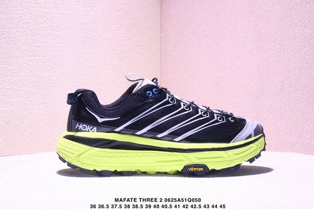 Corporate-level Hoka Mafate Speed Three 2 ultra-light thick-soled lightweight mo