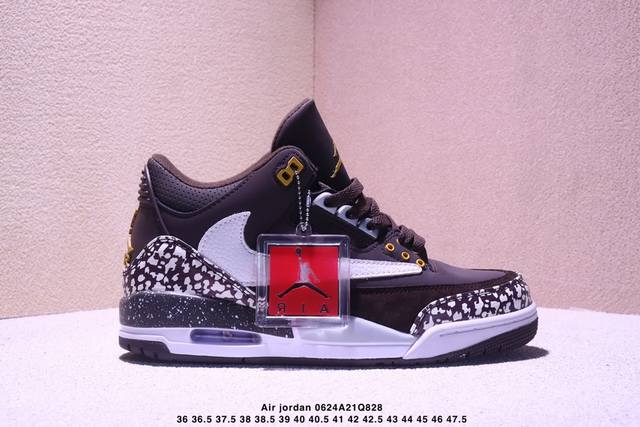 Air Jordan 3 Retro Aj3 Jordan 3 Retro casual sports culture basketball shoes. Th