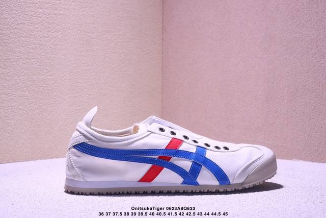 Onitsukatiger Onitsuka Tiger Mexico 66 all-white low-top sports casual shoes ASI