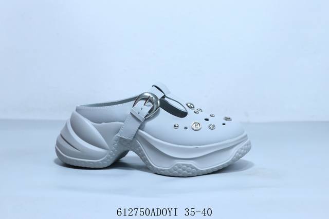 Gg-Cc Lin Yun's same style 7cm thick-soled height-enhancing hole shoes Lucky Sta