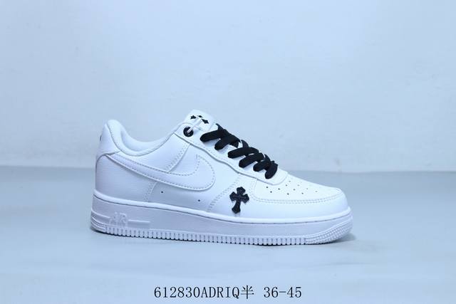 Nike Air Force 1 Af1 Nike low-top Air Force One casual sneakers 612830Adriq half