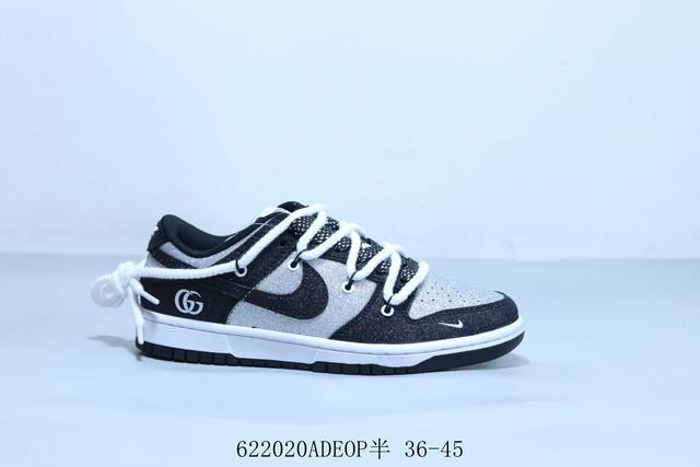 Nike Sb Dunk Low Pro Retro Low-top Casual Sports Skateboard Shoes Joint Straps I