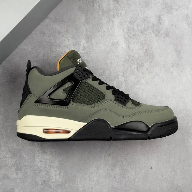 Local Core Private Undefeated X Air Jordan 4 Og Aj4 Joe 4 Olive Green Suede Mid-