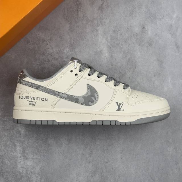 Local core private Nike Air Dunk Low 1"Lv joint camouflage gray low-top retro sh