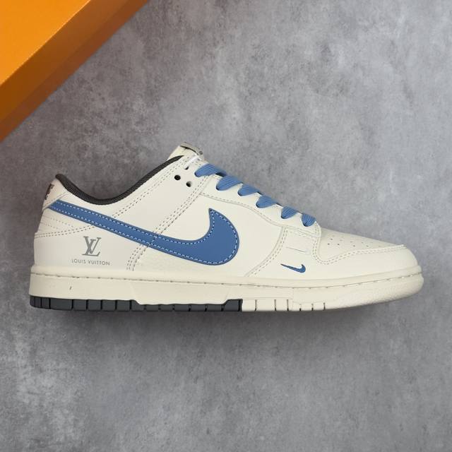 Local core private Nike Air Dunk Low 1"Lv joint Gulf Blue double-piece low-top r