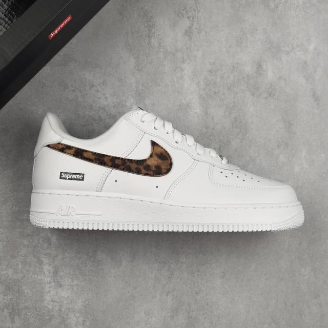 Local core private Nike Air Force 1'07 Low pure white leopard print Air Force On