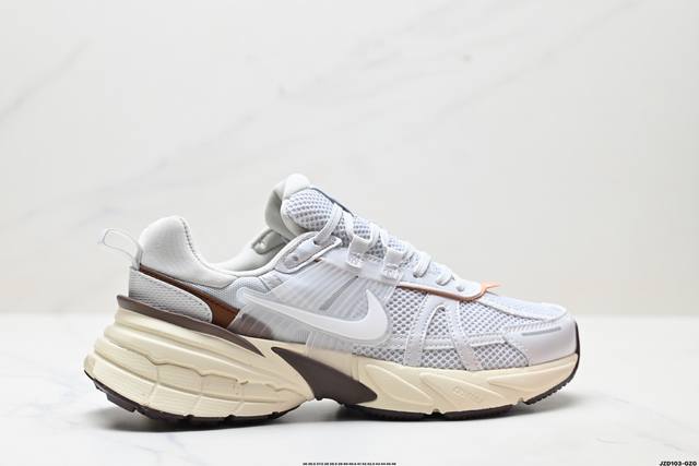 Authentic Nike V2K Run running shoes, retro style mesh breathable sports shoes,