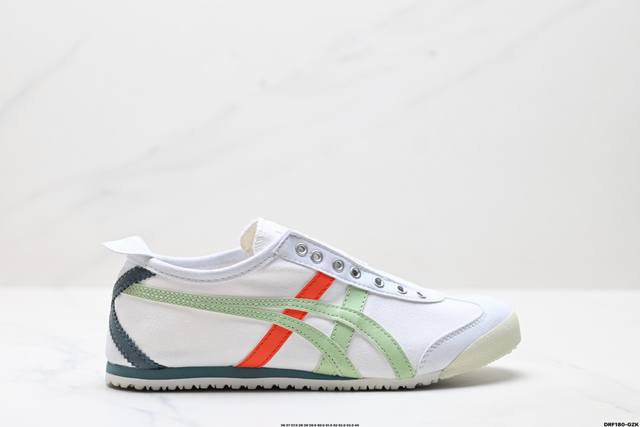 Corporate-level Onitsuka Tiger Mexico 66 Slip-On Ghost Tiger Handmade Shoes Seri