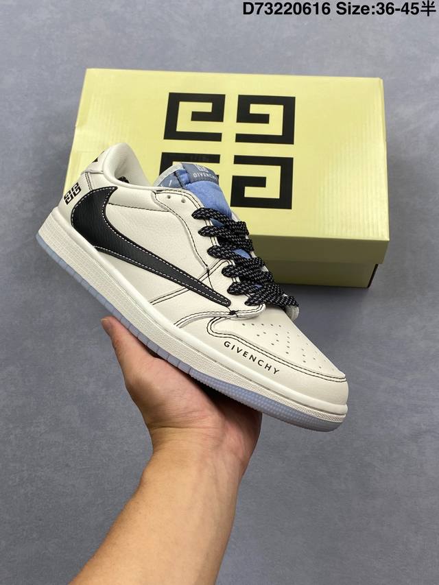 Aj1 Travis Scott X Air Jordan 1 "Reverse Mocha" Aj1 Joe 1 Ts Lightning Joint Inv