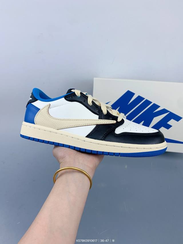 Company-level genuine Nike Air Jordan 1 Low Og Sp Military Blue Aj1 Jordan 1 rev