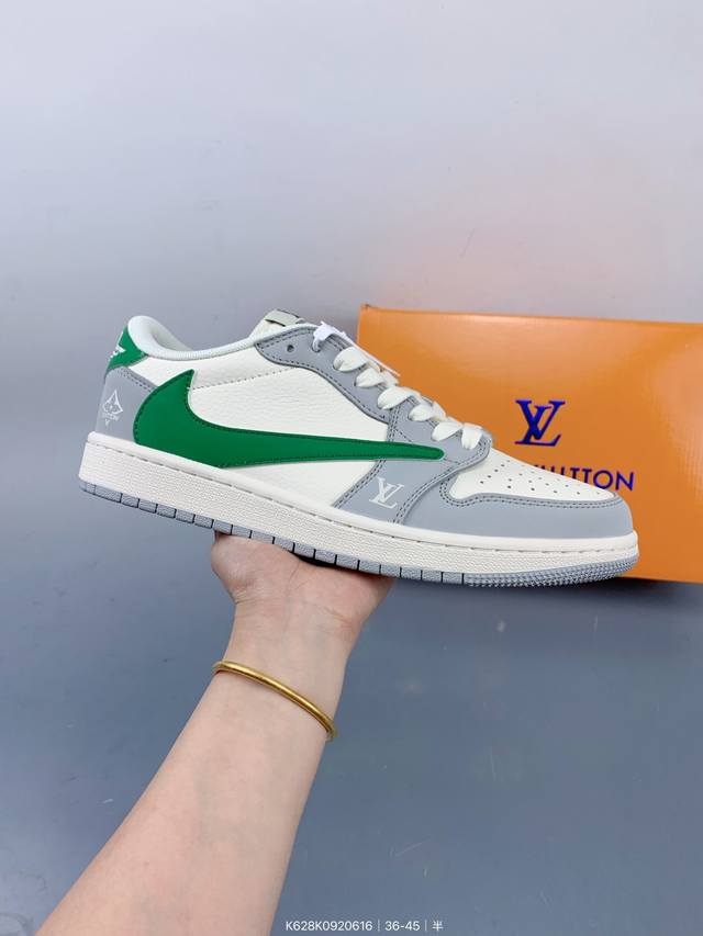 Travis Scott X Fragment Design X Jordan Air Jordan 1 Low Og Sp "Lv Joint Gray Gr