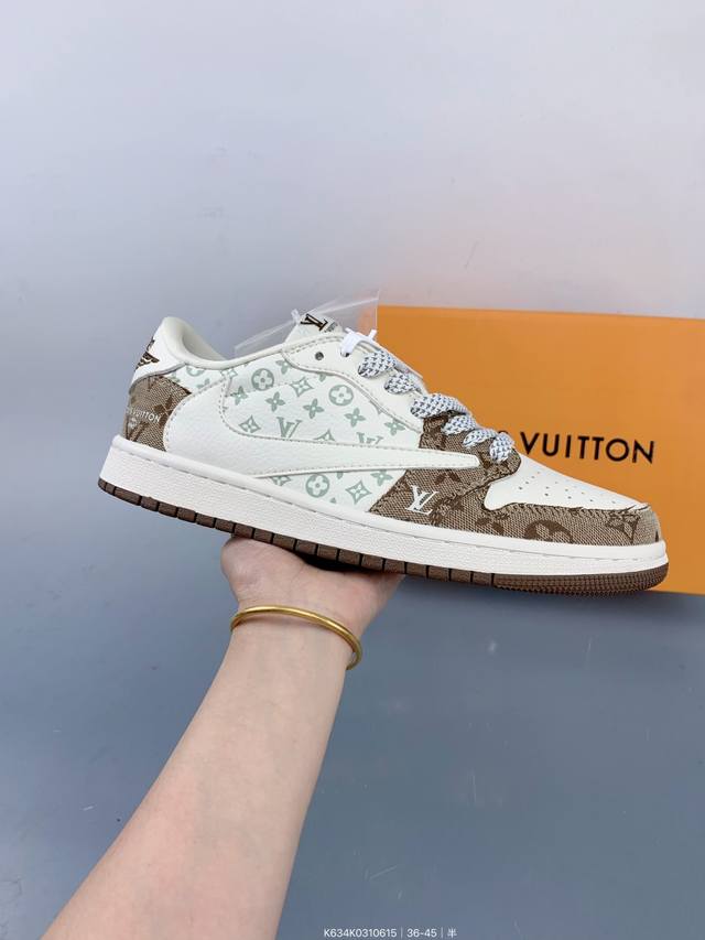 Nike Jordan Air Jordan 1 high-end custom low-top retro shock-absorbing non-slip