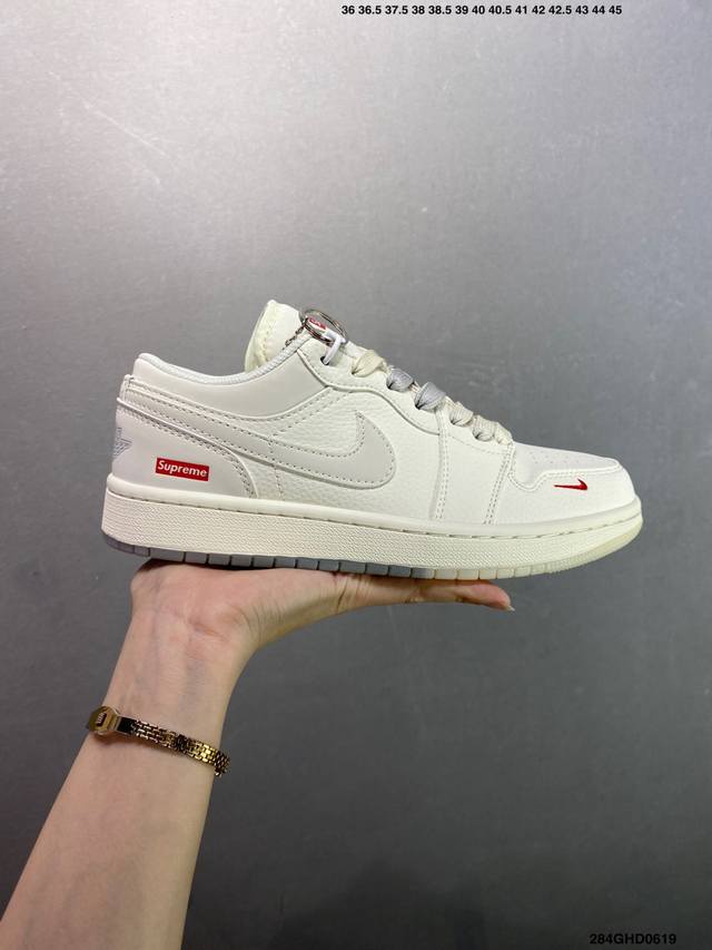 Company-level Air Jordan 1 Low Og "High-end Customization" Factory Pure Original