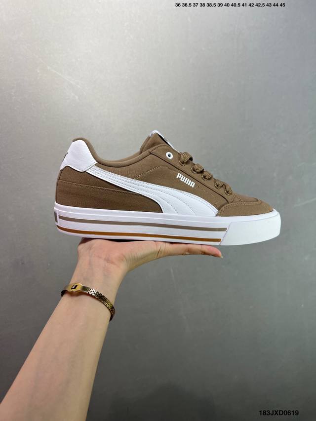 Corporate-level Puma Court Classic Vilc Fs breathable fabric Puma thin-soled ser