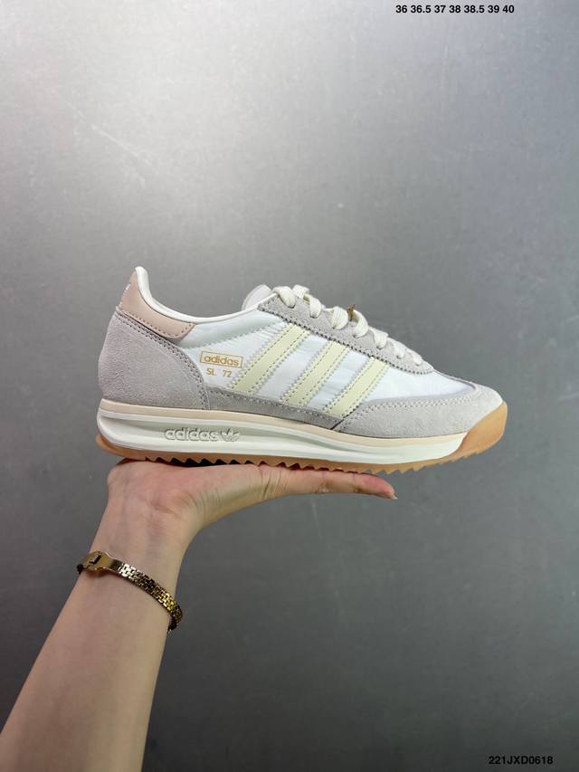 Corporate-level Adidas Adidas Sl 72 Rtn clover retro casual running shoes casual