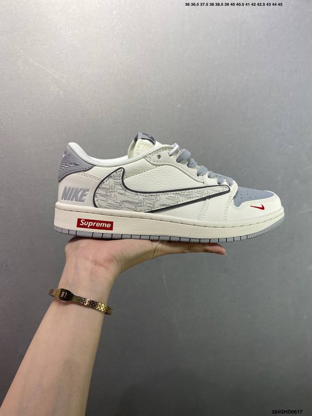 Corporate-level Nike Air Jordan 1 Low custom color Custom Aj joint-high-end cust
