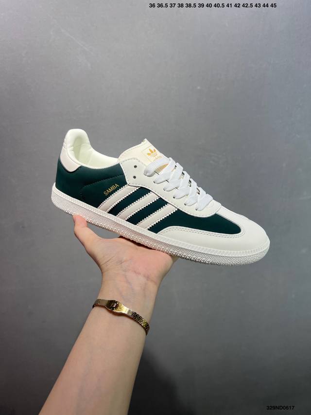 Ad Original Samba Og Retro classic lightweight sneakers white green Ig1024 Reput