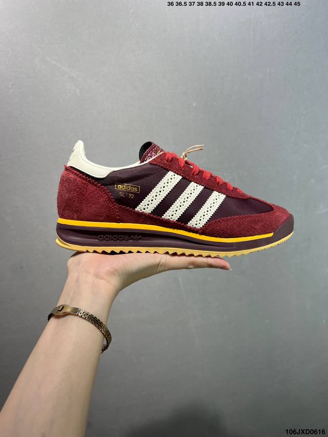 Corporate-level Adidas Adidas Sl 72 Rtn clover retro casual running shoes casual