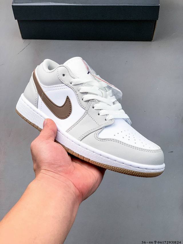 Top layer genuine label! Nike Air Jordan Low 1 Jordan 1 low-top classic casual s
