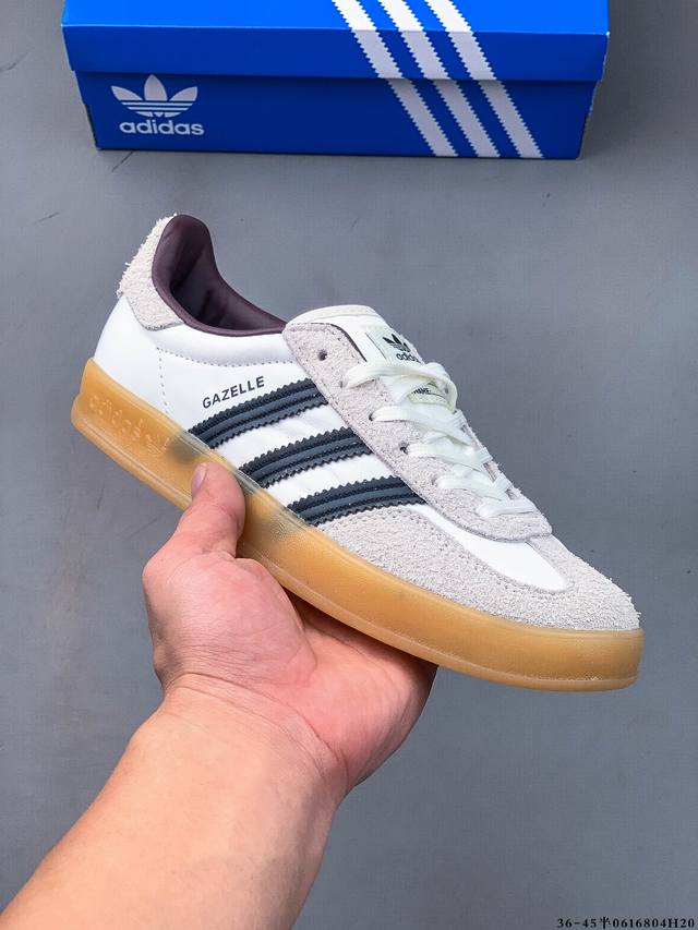 True half size! Adidas Gazelle low-top retro versatile casual sports shoes 06168