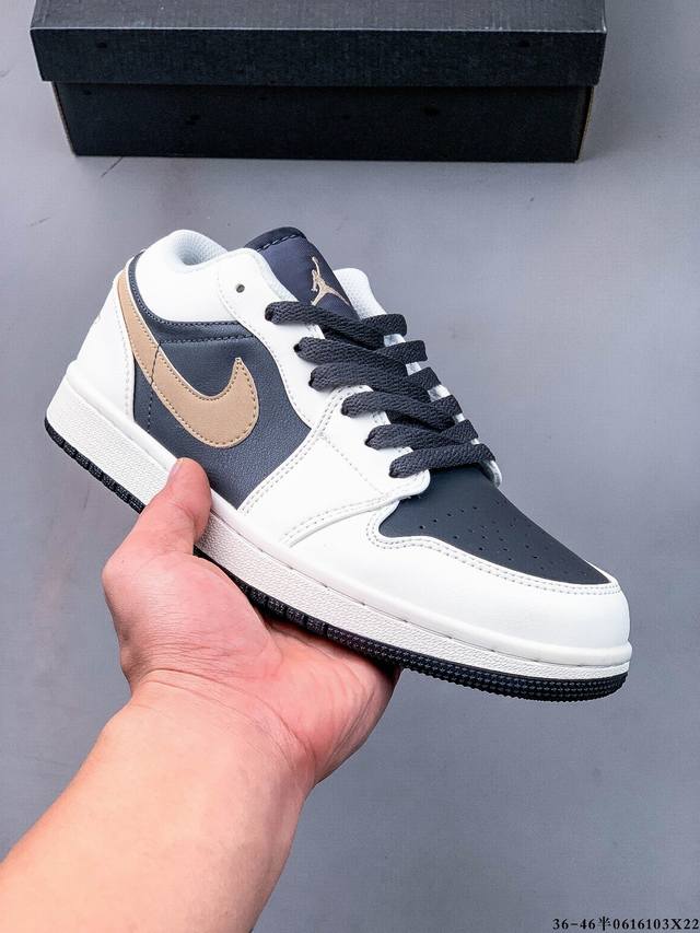 Second layer genuine label! Nike Air Jordan Low 1 Jordan 1 low-top classic casua