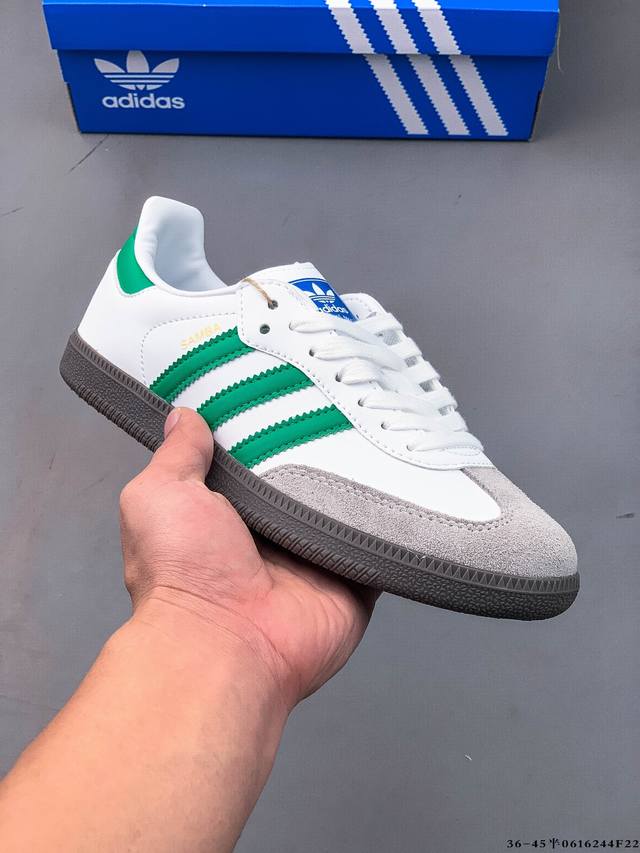 Second layer genuine label! Adidas Samba Og classic shoe model Adidas classic Sa