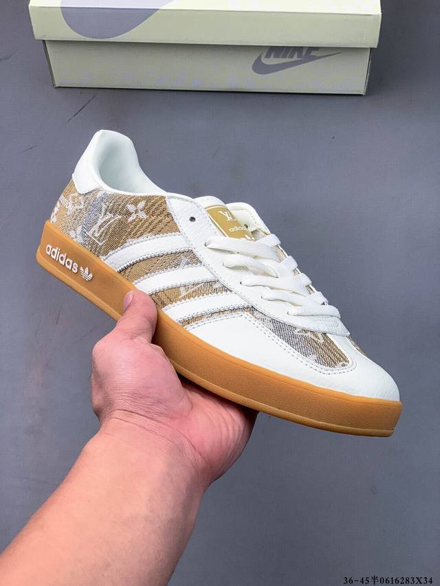 Adidas Originals Gazelle German training shoes, non-slip and wear-resistant low-