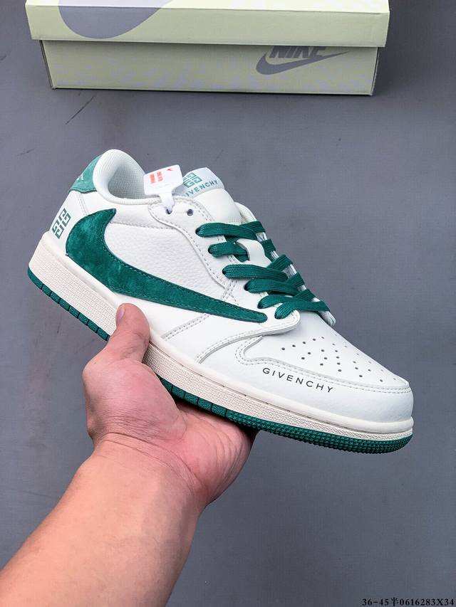 Company-level first-layer! Nike Air Jordan 1 Low Aj1 Joe 1 low-top trendy slow-m
