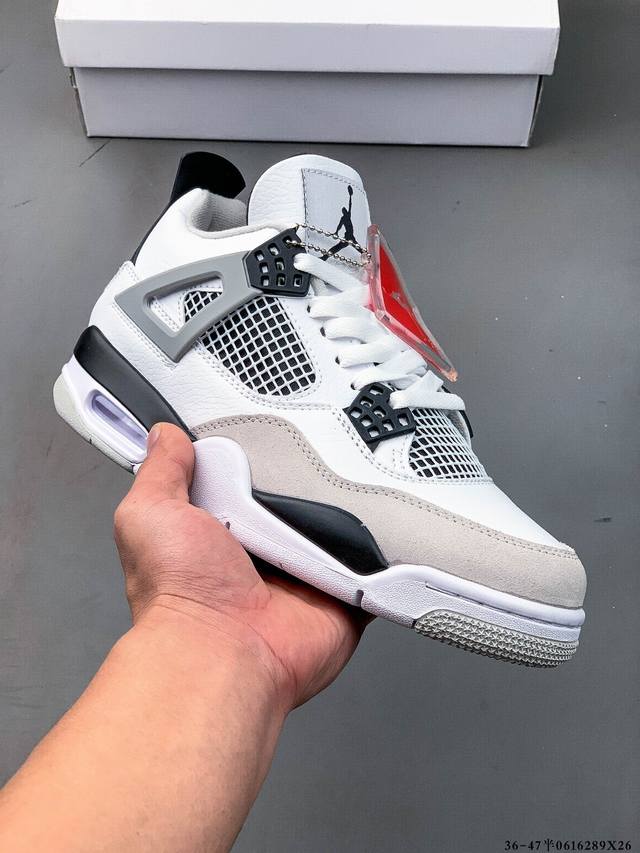 Collection of pictures Second layer of genuine label! Air Jordan 4 Aj4 mid-top r
