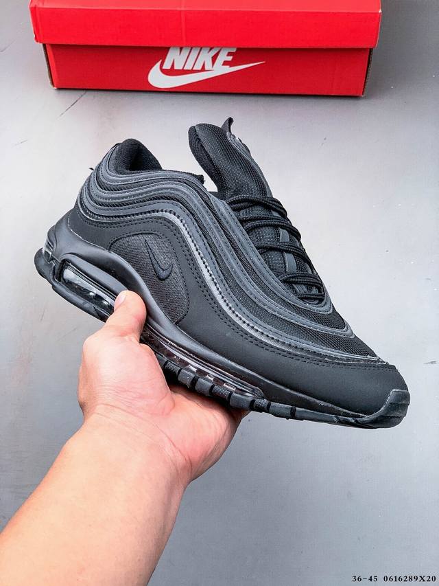 Nike Air Max 97 Bullet Series Full Palm Air Cushion Classic Sports Leisure Runni