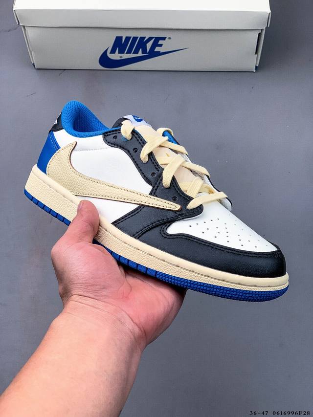 Company-level first-layer! Nike Air Jordan 1 Low Aj1 Jordan 1 low-top trendy spo