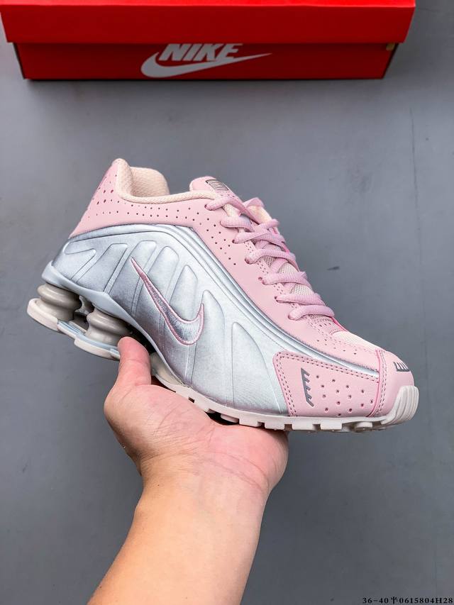 Corporate! Nike Shox R4 Series Nike Low-Top Sports Leisure Air Cushion Sneakers
