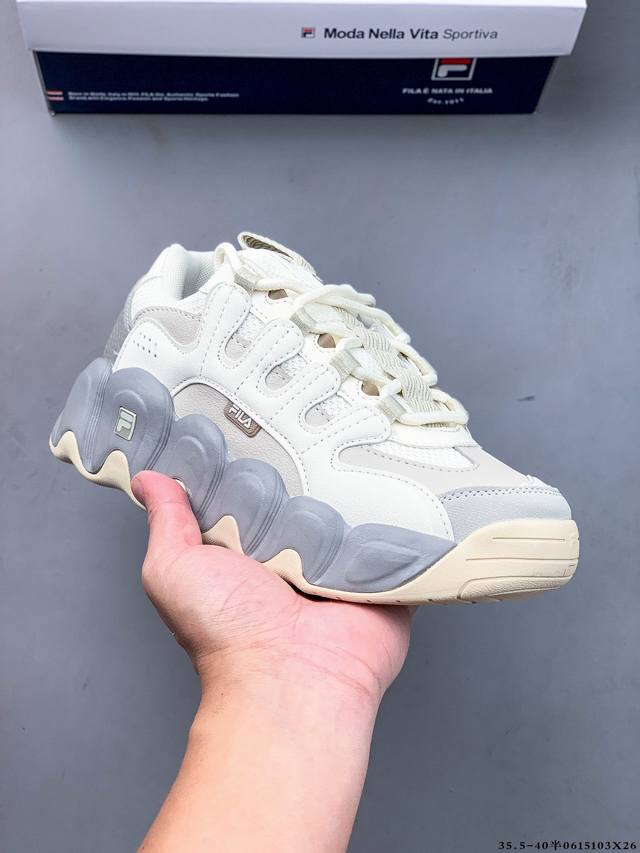 Collection Gao Yuanyuan's same style Fila Fila croissant shoes dad shoes This pa