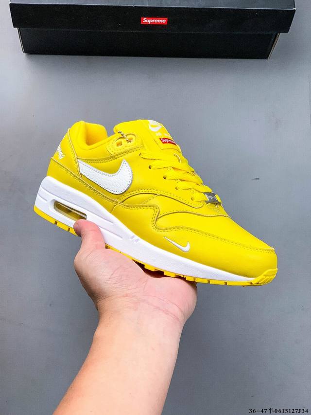 Company level! Nike Nike Air Max 1 87 limited color air cushion running shoes 06