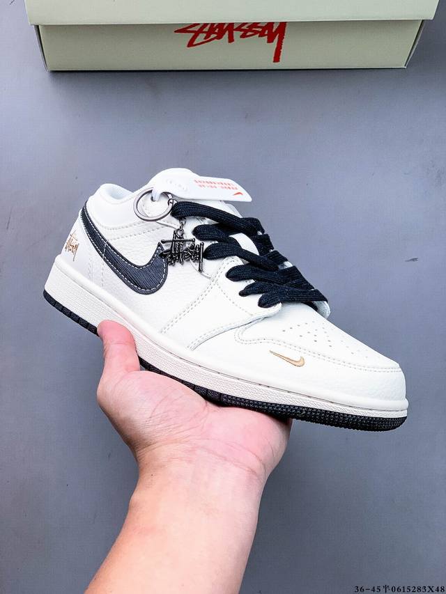 Company-level first-layer! Nike Air Jordan 1 Low Aj1 Joe 1 low-top trendy slow-m