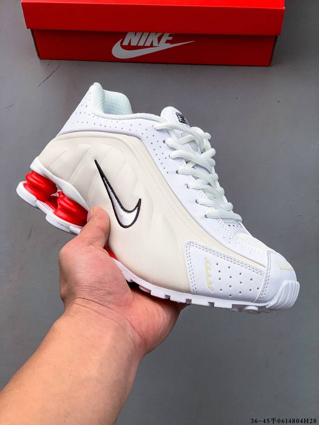 Corporate! Nike Shox R4 Series Nike Low-Top Sports Leisure Air Cushion Sneakers