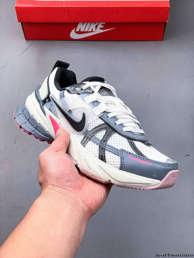 Corporate level! Nike V2K Run new all-match casual running shoes with retro styl