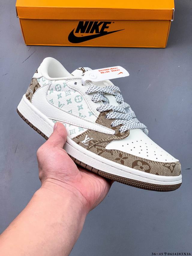 Company-level first layer! Nike Air Jordan 1 Low Aj1 Joe 1 low-top trendy slow s