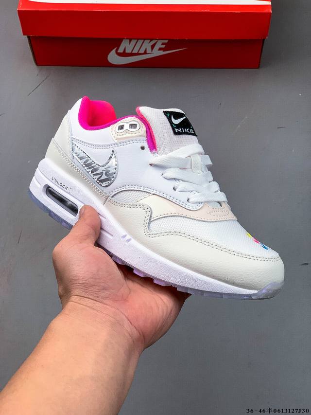Company level! Nike Nike Air Max 1 87 limited color air cushion running shoes 06
