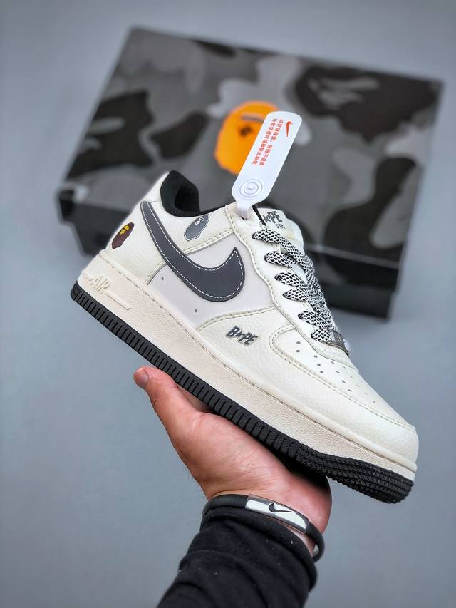 Nike Air Force 1 '07 Bape co-branded Air Force One low-top casual sneakers Origi