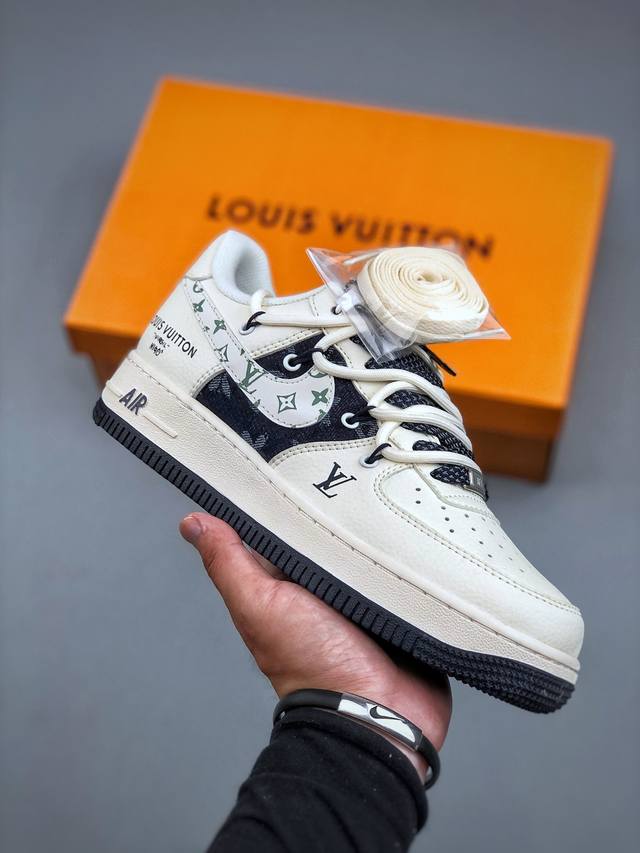 Nike Air Force 1'07 Low Lv joint dark blue bottom drawstring Air Force One low-t