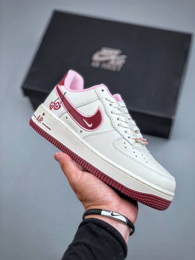 Today's welfare Nike Air Force 1 Low Cherry upper is neat and wrinkle-free. The