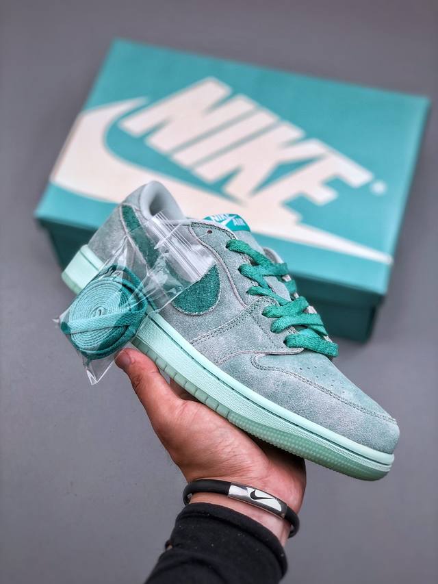 Air Jordan 1 Low Washed Teal Aj1 Jordan 1 Ice Mint Low-top Cultural Casual Shoes