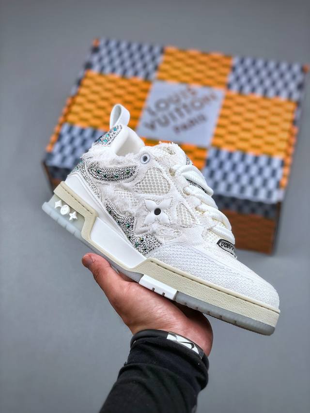 Lv-Louis Vuitton Trainer 2025 catwalk latest model original 1:1 development and