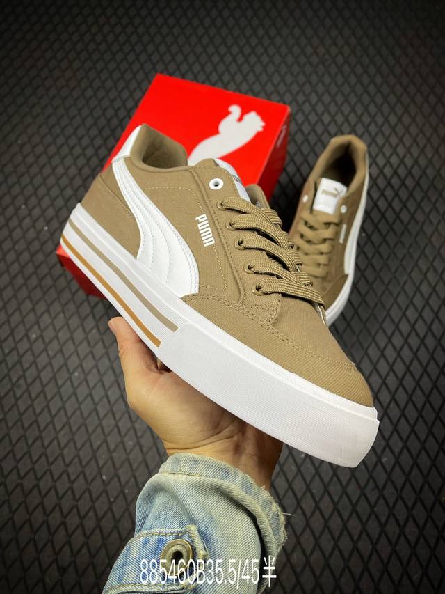 B Corporate-level Puma Court Classic Vilc Fs breathable fabric Puma thin-soled s